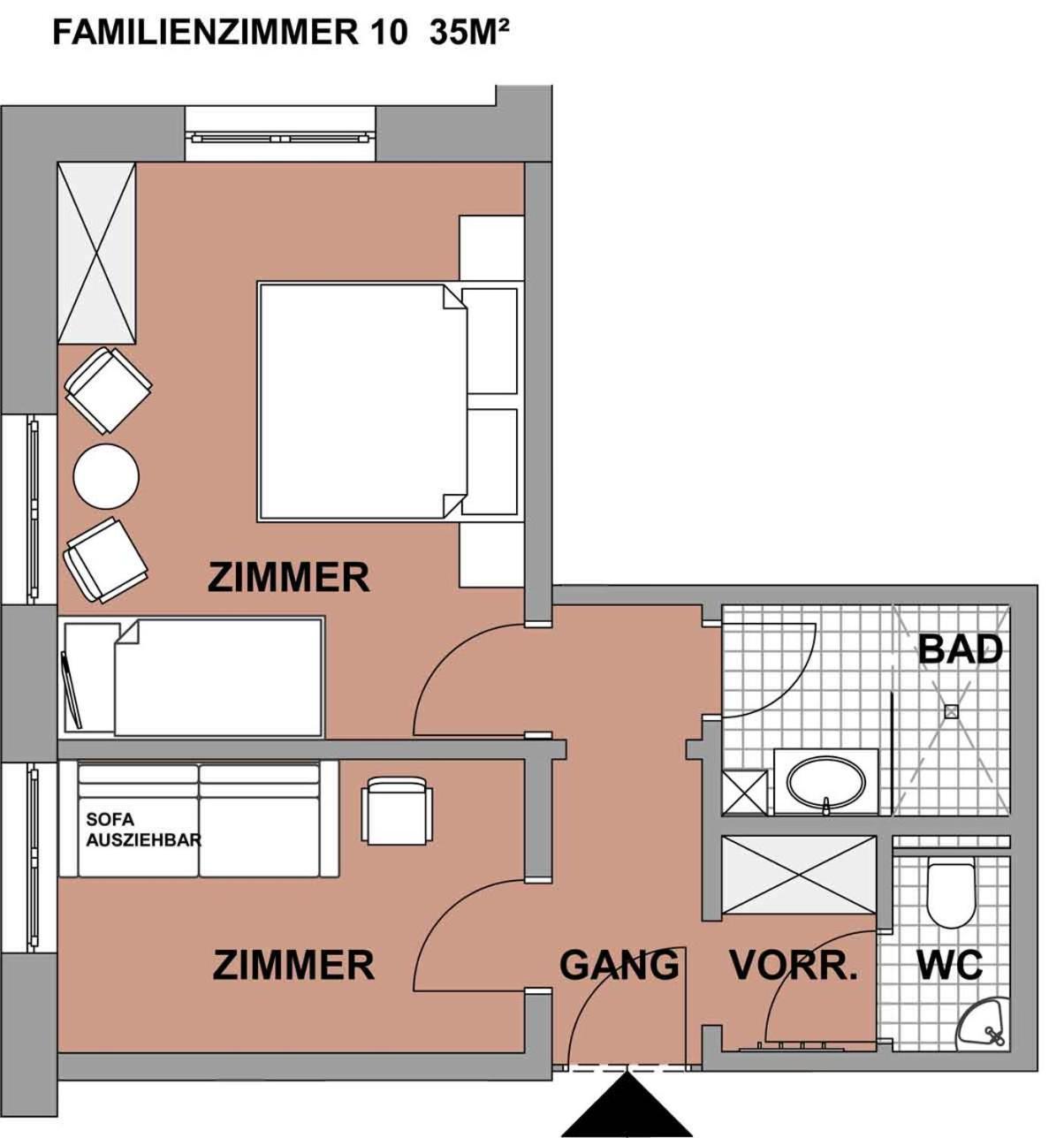 Valbella Bed & Breakfast Partenen Pokój zdjęcie